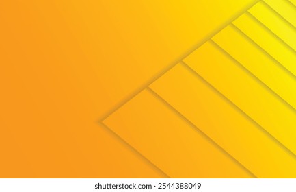 Fondo geométrico naranja y amarillo Abstractas. Composición de Formas dinámicas.