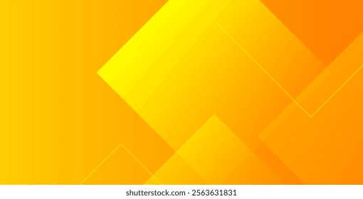 Abstract orange and yellow geometric background featuring dynamic shapes composition. A vibrant and modern design, ideal for posters, banners, and creative projects.