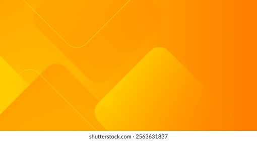 Abstract orange and yellow geometric background featuring dynamic shapes composition. A vibrant and modern design, ideal for posters, banners, and creative projects.