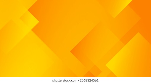 Abstract orange and yellow geometric background featuring dynamic shapes composition. A vibrant and modern design, ideal for posters, banners, and creative projects.