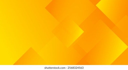 Abstract orange and yellow geometric background featuring dynamic shapes composition. A vibrant and modern design, ideal for posters, banners, and creative projects.