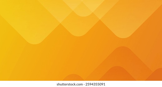 Abstract orange and yellow geometric background. Dynamic shapes composition. Cool background design for posters. 