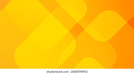 Abstract orange and yellow geometric background with dynamic shapes composition, creating a cool modern design. Ideal for posters, banners, and vector illustrations.