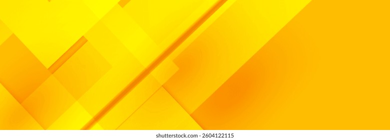 Abstract orange and yellow geometric background. Dynamic shapes composition. Cool background design for posters.