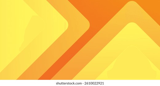 Abstract orange and yellow geometric background. Dynamic shapes composition. Cool background design for posters. Vector illustration