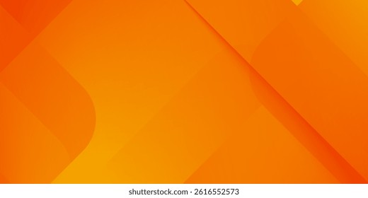 Abstract orange and yellow geometric background. Modern concept for graphic design, background, web design, poster, banner, book, slideshow. Vector illustration