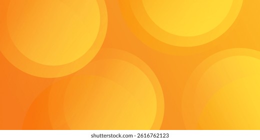 Abstract orange and yellow geometric background. Dynamic shapes composition. Cool background design for posters. Vector illustration
