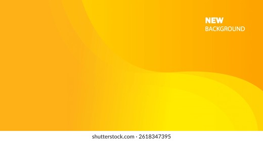 Fondo geométrico naranja y amarillo Abstractas. Composición de Formas dinámicas. Diseño de fondo fresco para carteles. Ilustración vectorial