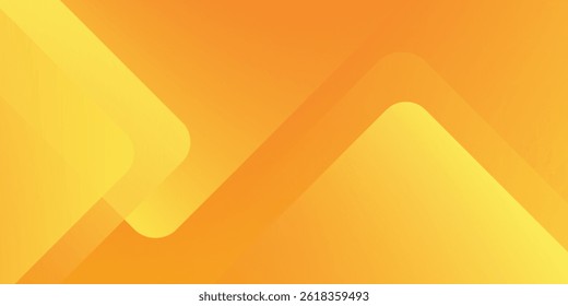 Abstract orange and yellow geometric background. Dynamic shapes composition. Cool background design for posters. Vector illustration
