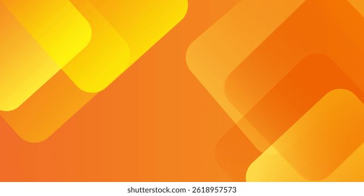 Abstract orange and yellow geometric background. Dynamic shapes composition. Cool background design for posters. Eps 10