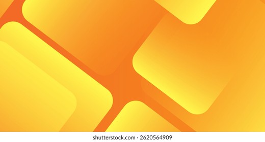 Fondo geométrico naranja y amarillo Abstractas. Composición de Formas dinámicas. Diseño de fondo fresco para carteles. Ilustración vectorial