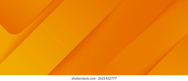 Abstract orange and yellow geometric background. Trendy gradient shapes composition. Vector template minimalist poster, pop art flyer, print