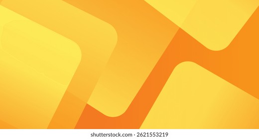 Abstract orange and yellow geometric background. Dynamic shapes composition. Cool background design for posters. Vector illustration