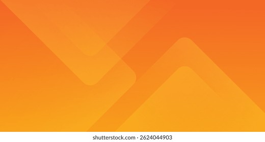 Abstract orange and yellow geometric background. Dynamic shapes composition. Cool background design for posters. Vector illustration