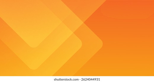 Fondo geométrico naranja y amarillo Abstractas. Composición de Formas dinámicas. Diseño de fondo fresco para carteles. Ilustración vectorial