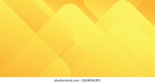 Abstract orange and yellow geometric background. Dynamic shapes background vector eps10