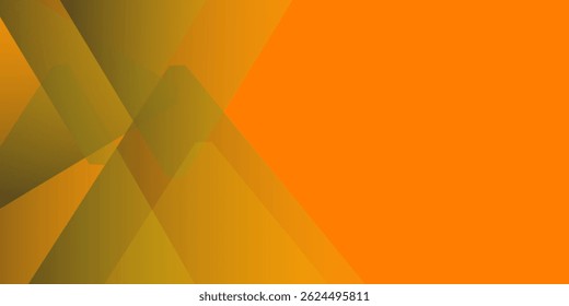 Abstract orange and yellow geometric background. Dynamic shapes composition. Cool background design for posters. Vector illustration
