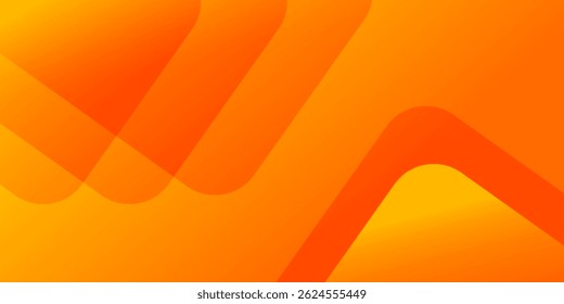 Abstract orange and yellow geometric background. Dynamic shapes composition. Cool background design for posters. Vector illustration eps10
