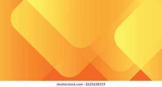 Abstract orange and yellow geometric background. Dynamic shapes composition. Cool background design for posters vector abstract eps10