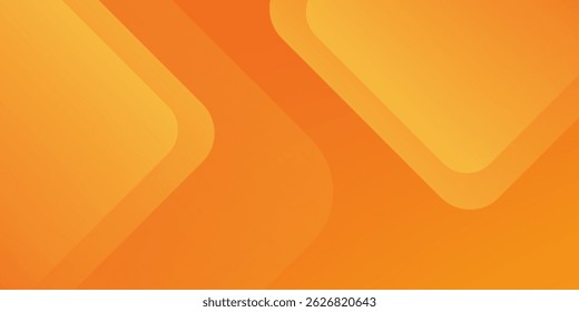 Abstract orange and yellow geometric background. Dynamic shapes composition. Cool background design for posters. Vector illustration eps.10