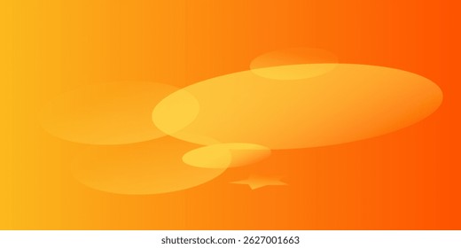 Fundo geométrico laranja e amarelo. Composição de formas dinâmicas. Design de fundo legal para cartazes. Ilustração vetorial