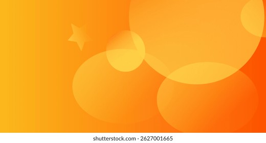 Abstract orange and yellow geometric background. Dynamic shapes composition. Cool background design for posters. Vector illustration