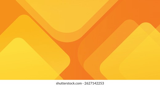 Abstract orange and yellow geometric background. Dynamic shapes composition. Cool background design for posters. Vector illustration