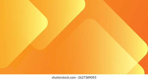 Abstract orange and yellow geometric background. Dynamic shapes composition. Cool background design for posters. Vector illustration