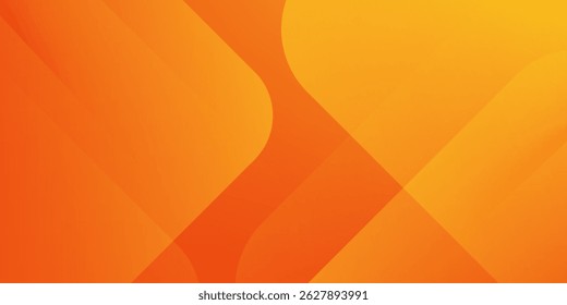 Abstract orange and yellow geometric background. Modern concept for graphic design, background, web design, poster, banner, book, slideshow. Vector illustration