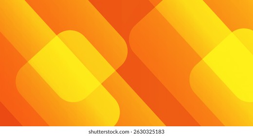 Fundo geométrico laranja e amarelo. Conceito moderno para design gráfico, fundo, web design, cartaz, banner, livro, slideshow. eps 10