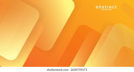 Fondo geométrico naranja y amarillo Abstractas. Composición de Formas dinámicas. Diseño de fondo fresco para carteles. Vector eps10