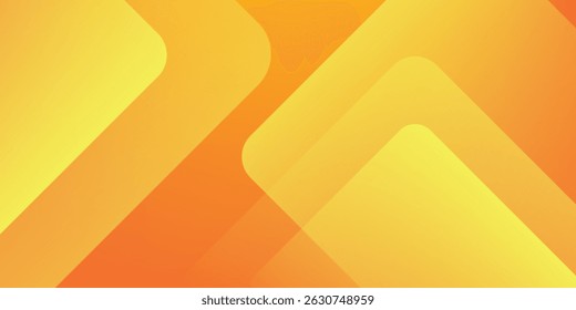 Abstract orange and yellow geometric background. Dynamic shapes composition. Cool background design for posters. Vector illustration