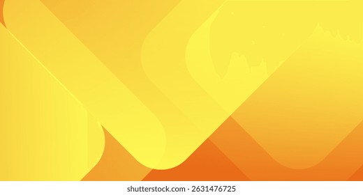 Abstract orange and yellow geometric background. Dynamic shapes composition. Cool background design for posters. Vector illustration