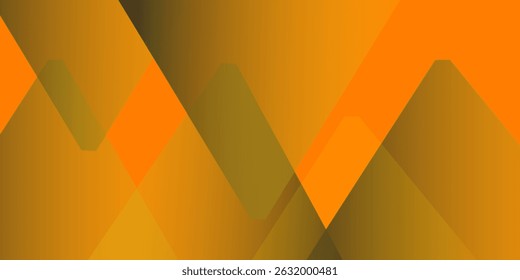Abstract orange and yellow geometric background. Dynamic shapes composition. Cool background design for posters. Vector illustration.