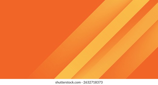 Abstract orange and yellow geometric background. Dynamic shapes composition. Cool background design for posters. Vector illustration