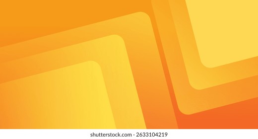 Abstract orange and yellow geometric background. Dynamic shapes composition. Cool background design for posters. Vector illustration