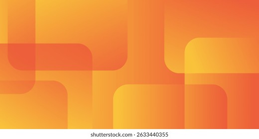 Abstract orange and yellow geometric background. Modern concept for graphic design, background, web design, poster, banner, book, slideshow. Vector illustration