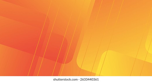 Abstract orange and yellow geometric background. vector eps10
