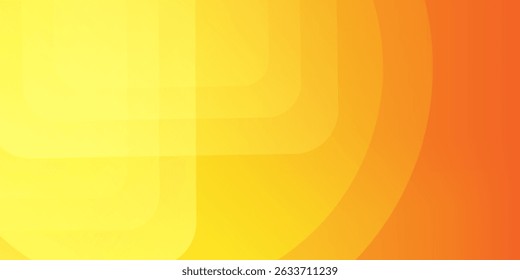 Abstract orange and yellow geometric background. Dynamic shapes composition. Eps10