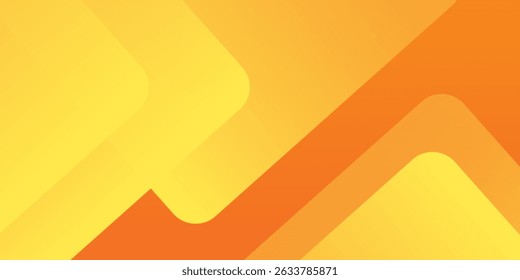 Abstract orange and yellow geometric background. Dynamic shapes composition. Cool background design for posters. Vector illustration