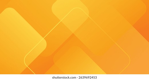 Abstract orange and yellow geometric background. Dynamic shapes composition. Cool background design for posters. Vector illustration
