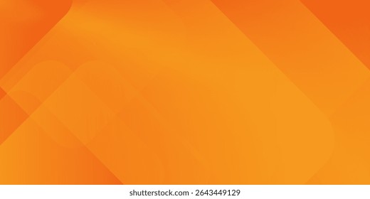 Abstrakter, orangefarbener und gelber geometrischer Hintergrund. Modernes Konzept für Grafikdesign, Hintergrund, Webdesign, Poster, Banner, Buch, Diashow. Vektorgrafik