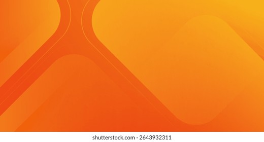 Abstract orange and yellow geometric background. Modern concept for graphic design, background, web design, poster, banner, book, slideshow. Vector illustration
