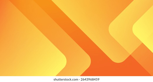 Abstract orange and yellow geometric background eps10