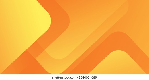 Abstract orange and yellow geometric background. Dynamic shapes composition. Cool background design for posters.