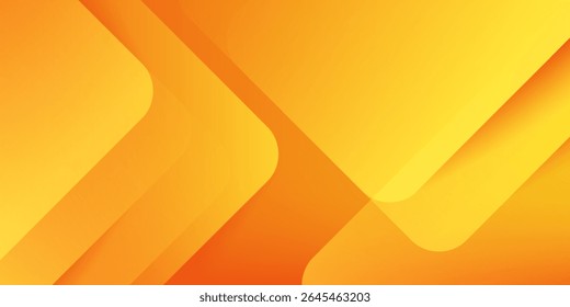 Abstract orange and yellow geometric background. Modern concept for graphic design, background, web design, poster, banner, book, slideshow. Vector illustration