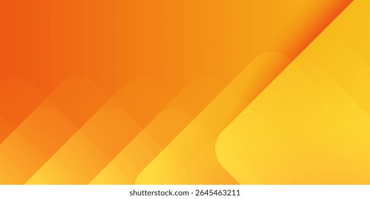 Abstract orange and yellow geometric background. Modern concept for graphic design, background, web design, poster, banner, book, slideshow. Vector illustration
