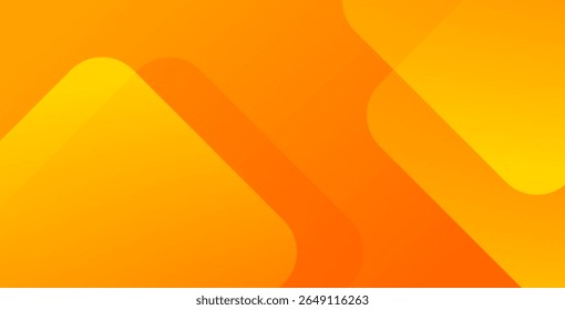 Abstract orange and yellow geometric background with dynamic shapes composition. A cool, modern design perfect for posters, banners, and creative vector illustrations.
