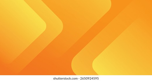 Fundo geométrico laranja e amarelo. Composição de formas dinâmicas. Design de fundo legal para cartazes. Ilustração vetorial eps10.