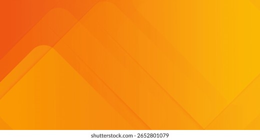 Abstract orange and yellow geometric background. Modern concept for graphic design  background, vector